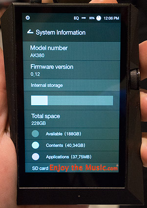 Astell&Kern AK380 Battery Powered Portable Media Player / DAC Review