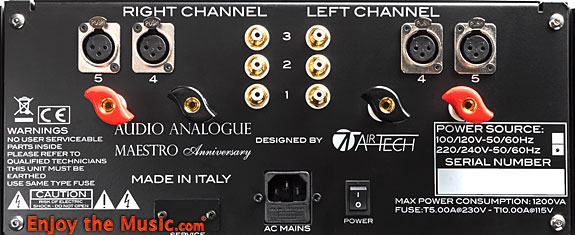 Audio Analogue Maestro Anniversary Integrated Amplifier Review