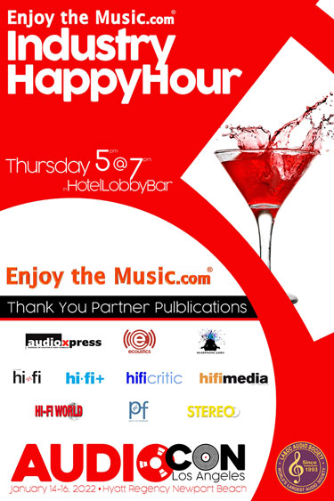 Enjoy the Music.com Sponsors AudioCon Los Angeles (AudioConLA) 2022 Exhibitor / Press Party