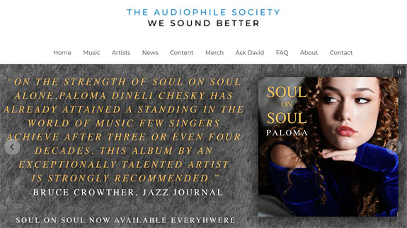 Interview With David Chesky On Music And his new venture the Audiophile Society.