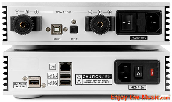 Aurender N100H Caching Network Streamer Plus X725 USB DAC / Amplifier