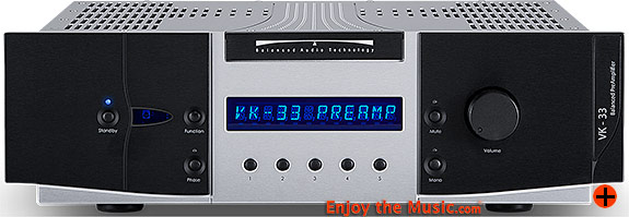 Balanced Audio Technology VK-33 Vacuum Tube Preamplifier