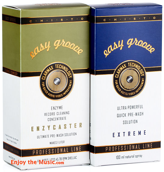 Chisto Easy Groove Solutions Concentrate, Virgin Concentrate, Extreme, Enzycaster, Concentrate, Spray & Wipe, Disk Analoguer, and Hi-End Show-Gloss Review By Tom Lyle