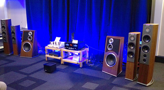 Montreal Audiofest 2025 Show Report Part 6: The Lower Level. Montreal, And Westmount Rooms Robots, high-end audio exhibition rooms, plus audiophile rock 'n' roll.