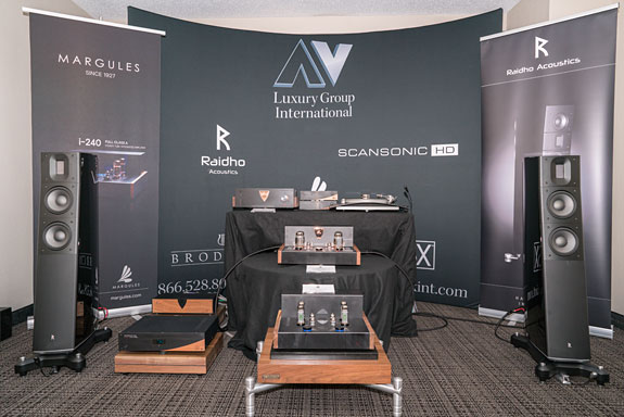 AV Luxury Group Featuring Margules, Raidho, Scansonic HD, RSX Cable And More At FLAX 2023