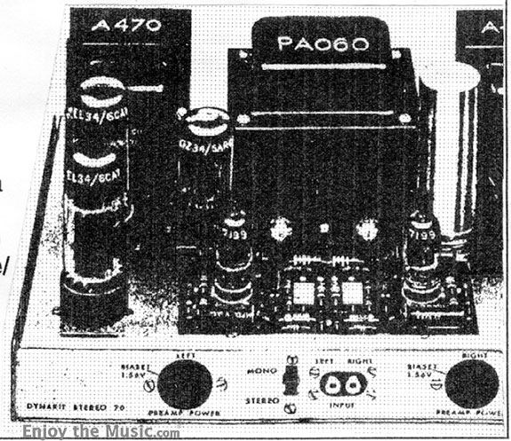 The Venerable Dynaco Stereo 70 Vacuum Tube Stereo Amplifier