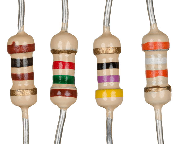 Resistors:Once upon a time, the tolerance of resistors was an issue