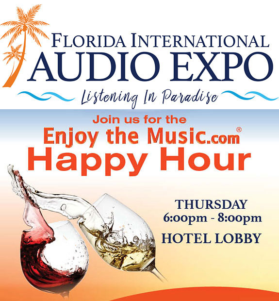 Enjoy the Music.com Sponsors The 2024 Florida International Audio Expo's Happy Hour