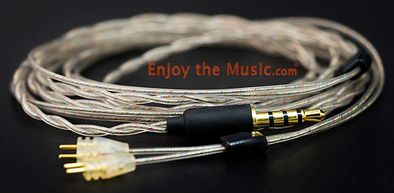 Estron Linum Balanced  Two-Pin 2.5mm TRRS Custom IEM Cable