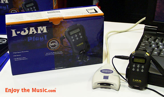 The new I-Jam portable MP3 player
