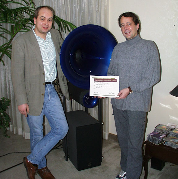 CES 2000: Matthias Ruff and Holger Fromme of Avantgarde Acoustic