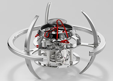 MB&F + L'EPEE 1839 Starfleet Explorer With commercial space flight a reality, it's time to upgrade your desk / table clock.