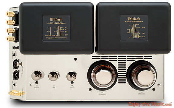 McIntosh MC75 Monoblock Tube Amplifier And C22 Tube Preamplifier