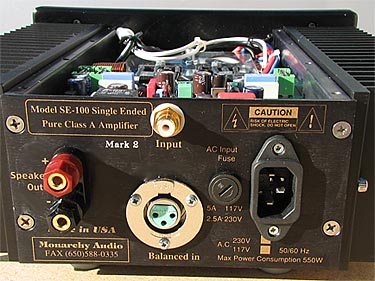 Monarchy Audio SE-100 Delux MK2 Monoblock Amplifiers