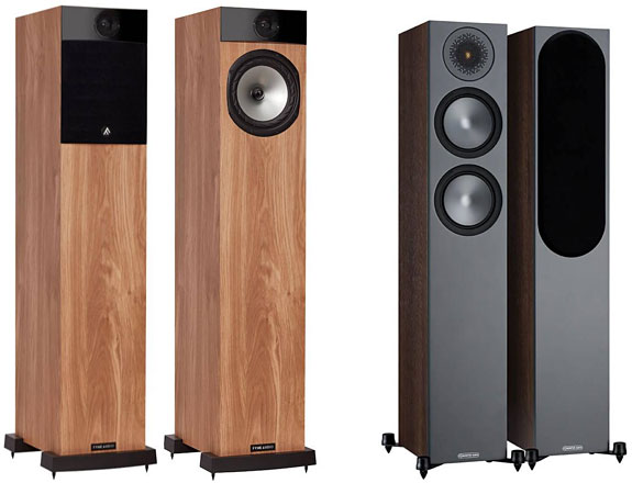 Monitor Audio Bronze 200 & Fyne Audio F302 Loudspeaker Review