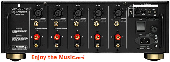 Parasound A52+ Five Channel Solid-State Amplifier Review