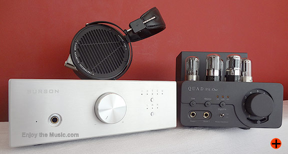 Quad Pa-One Headphone Amplifier With Bruson and Audeze LCD-X Headphones