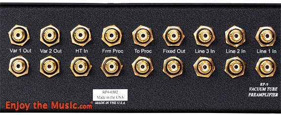 Rogue Audio RP-9 Vacuum Tube Stereo Preamplifier Review