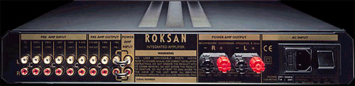 Roksan Caspian Integrated Amplifier Rear