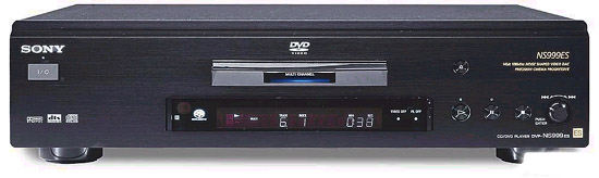 Sony DVP-NS999ES CD/SACD/DVD-Video Multi-Channel Player