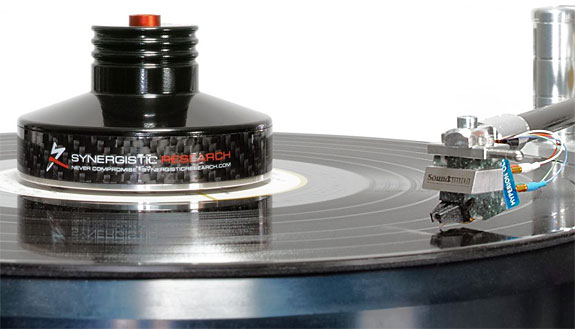 Synergistic Research UEF Record Weight Aspired to inspire. Review By Robert S. Youman Of Positive Feedback