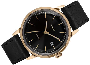 Timex Marlin Automatic 40mm Leather Strap Timepiece