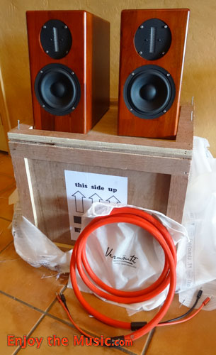 Vermouth Audio Little Luccas MkII Ltd. Ed. Speakers With Red Velvet & Black Pearl Cables Review